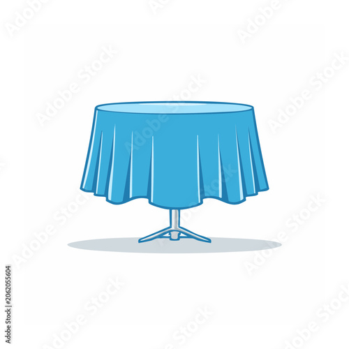 Minimalist blue glass aquarium 3D render