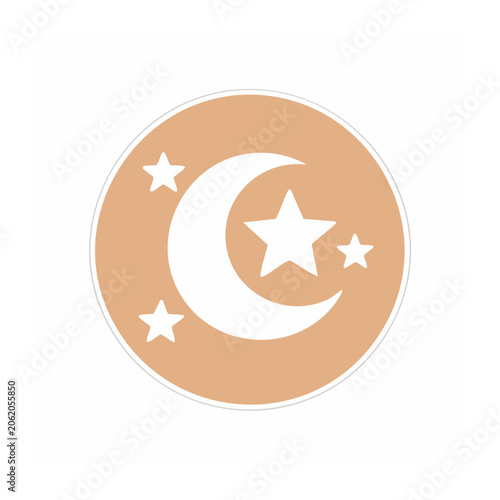 Flat design replay button with progress circle