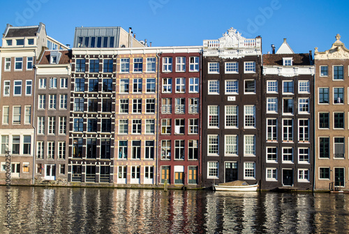 Photography amsterdam houses on the canal