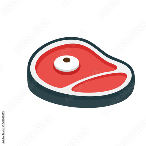 Flat design stopwatch icon