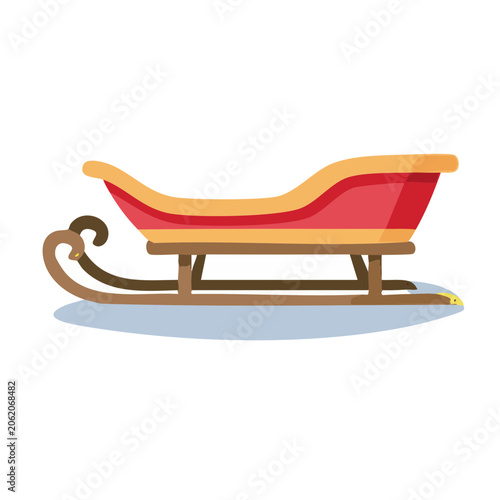 Minimalist folding chair 3D render