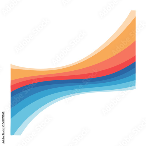 Abstract diagonal stripes vector design