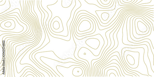 Abstract gray background with modern hand drawing topographic contour lines, creating an organic and minimalist design. Vector Illustration