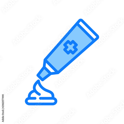 Bilde på lerret Ointment blue icon