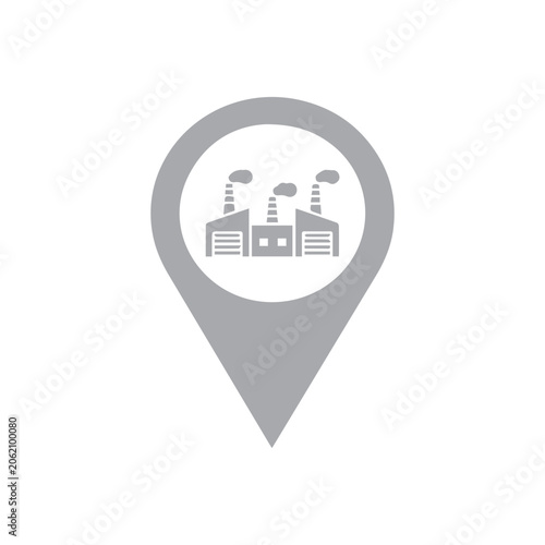 factory location pin icon