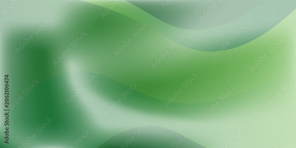 Fototapeta premium Abstract green wavy background. Vector Eps 10