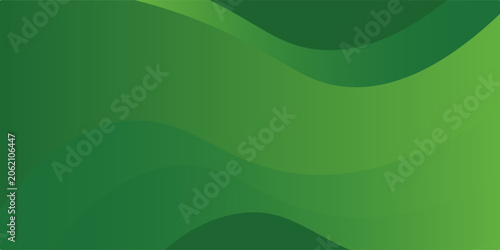 Abstract green wavy background. Vector Eps 10