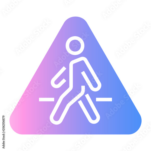 Foto traffic Gradient icon