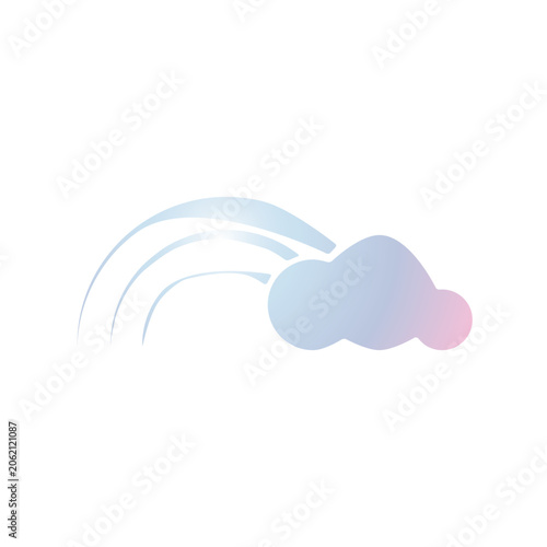 Rainbow icon design template