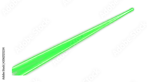 Foto Light Green Pulse Isolated on Transparent Background