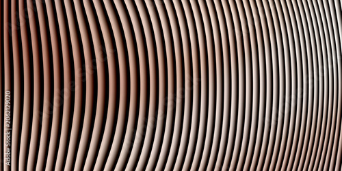 Abstract macro view of organic mushroom gills underneath a cap with mushroom