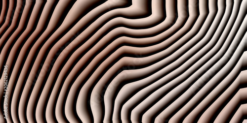 Dark macro detail of organic mushroom gill underside pattern with mushroom
