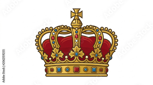 Obraz na płótnie Royal Crown Symbol of Power and Authority.