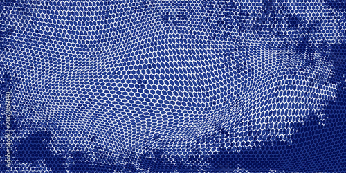 Bilde på lerret Vector net pattern. Rope net illustration.