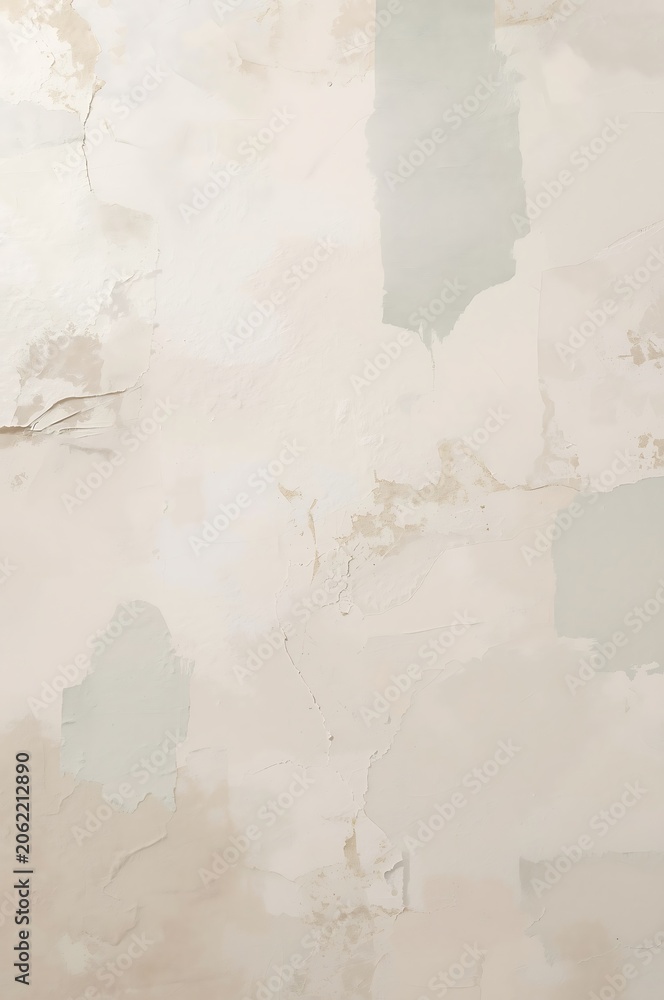 Fototapeta premium Abstract beige and grey watercolor textured background with rough painterly brushstrokes abstract background