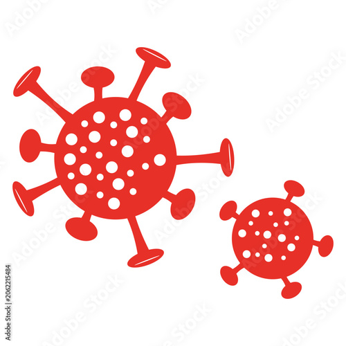 bacteria cell medical graphic element, virus (3)