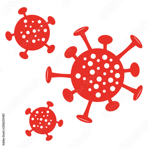 bacteria cell medical graphic element, virus (4)