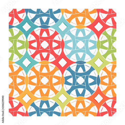 Modern abstract geometric pattern vector