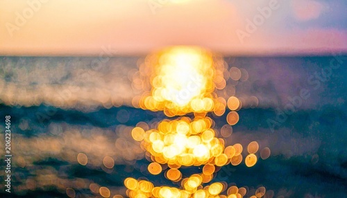 sunset on the beach