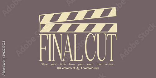 Foto Retro typography college varsity motivational quote slogan print for graphic jer
