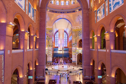 Fotografija Details of the Basilica of Aparecida, in São Paulo, the largest center of the Catholic faith in Brazil