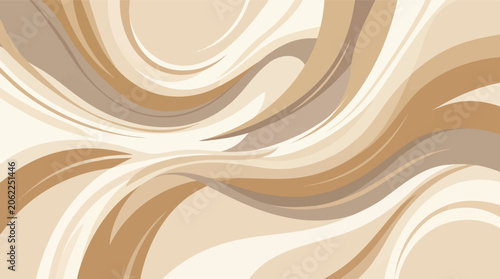 Obraz na płótnie Smooth organic waves and premium artistic swirls elegant background texture