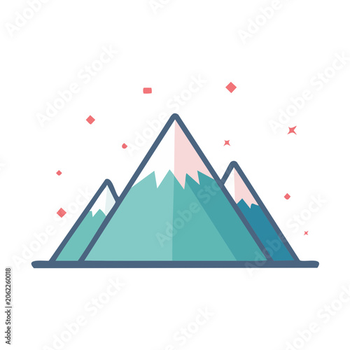 Flat design sales funnel chart with gradient colors