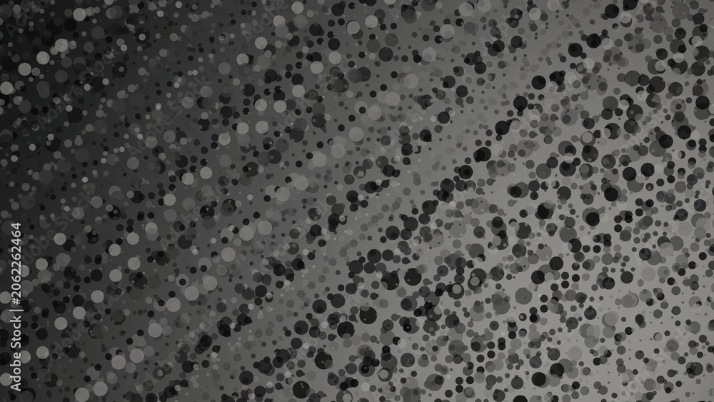 Fototapeta premium Abstract monochrome circle pattern background with gradient