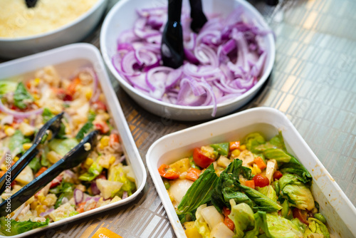 Cuadro en lienzo Salad bar