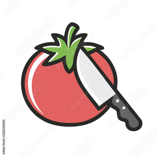 Red syringe with green leaf vector icon