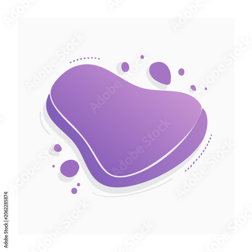 Abstract purple heart with dot pattern