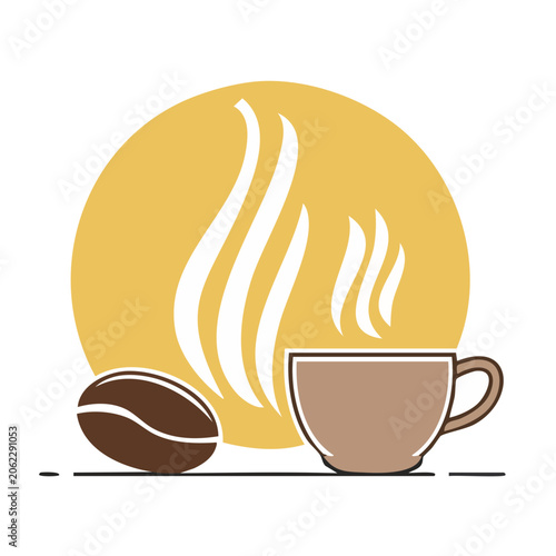 Yellow light bulb icon isolated on transparent background