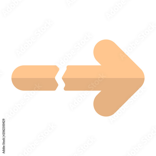 Broken Arrow Icon Design