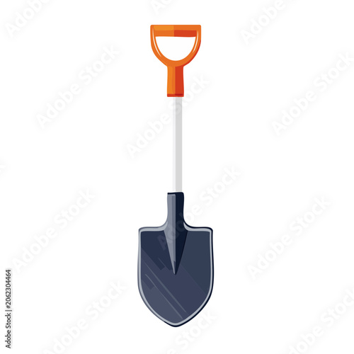 Minimalist blue and orange microphone 3D render