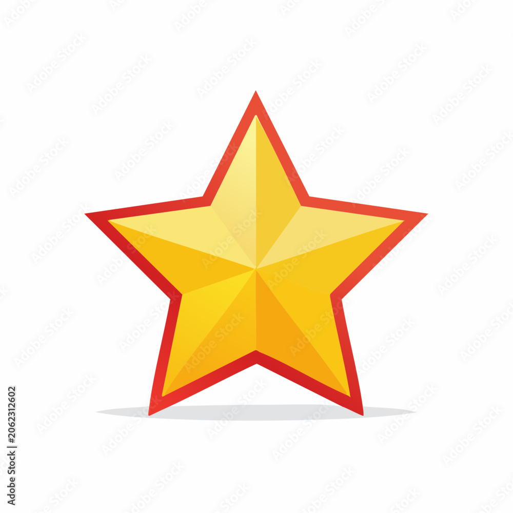 Fototapeta premium Golden Star Icon
