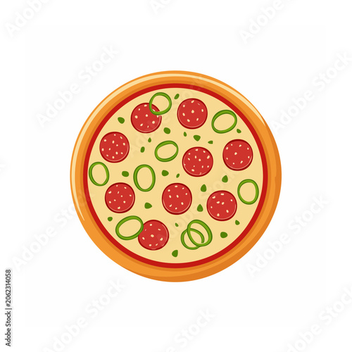 Flat design raspberry circular pattern
