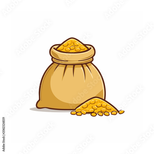 Golden honey jar with lid vector