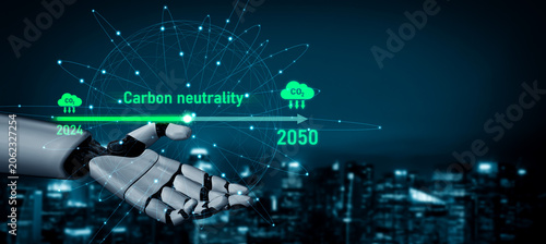 Quadro su tela AI helps achieve carbon neutrality by tracking carbon, neutrality, and reduction