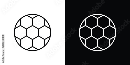 Football icons Simple element collection.