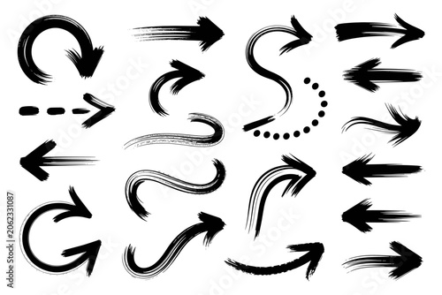 Arrows Vector Illustration on White Background