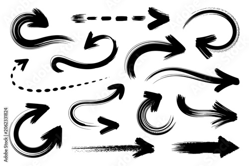 Arrows Vector Illustration on White Background
