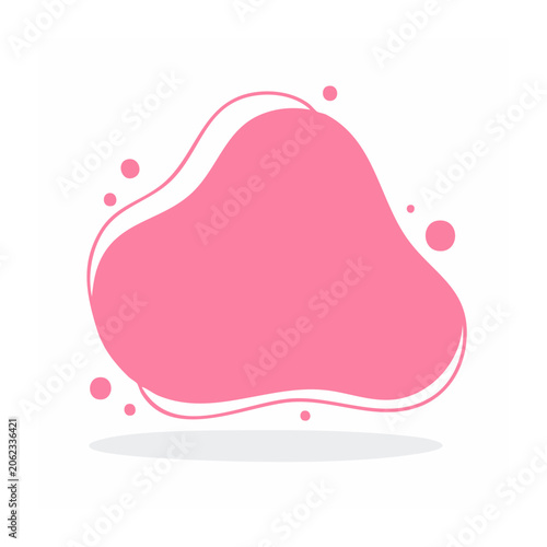Pink heart with sparkles isolated