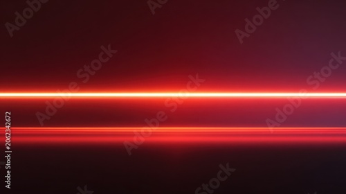 Abstract red light beams horizontal lines modern background