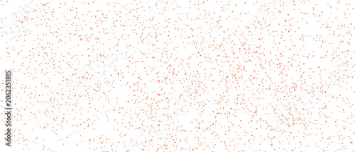 Vector illustration of scattered orange stars on white background for design and decoration