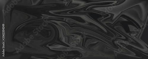 Konstfotografi Dark grey liquid marble texture with swirling abstract patterns, flowing smooth