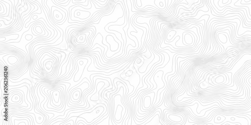 seamless paper white area landscape location discovery spiral line. vector topo map design background. abstract hiking topography world grid wave Topographic map geographic line texture.
