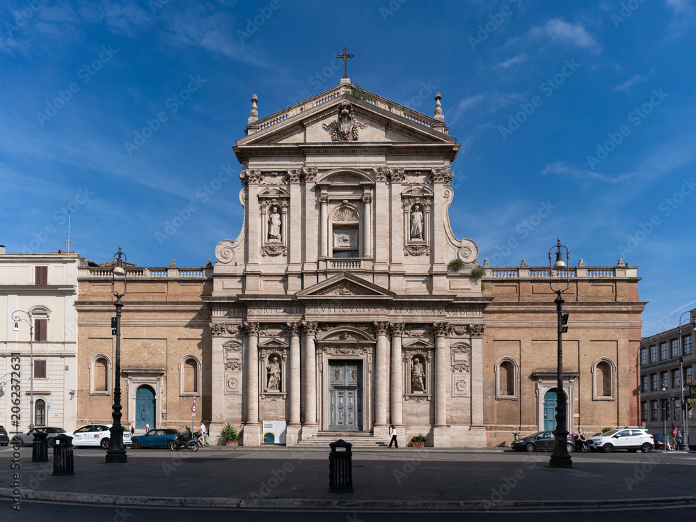 Obraz premium Chiesa di Santa Susanna alle Terme di Diocleziano, baroque styled church in Rome, Italy