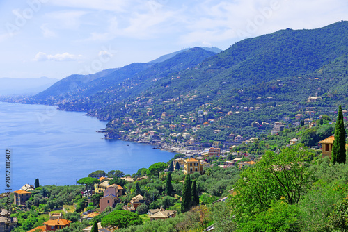 The Italian Riviera.