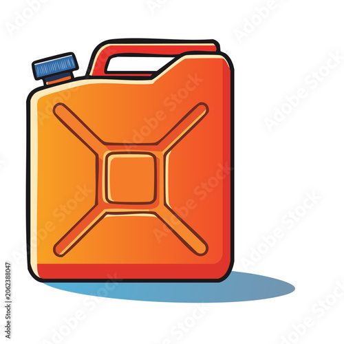 Flat vector smartphone with orange battery icon