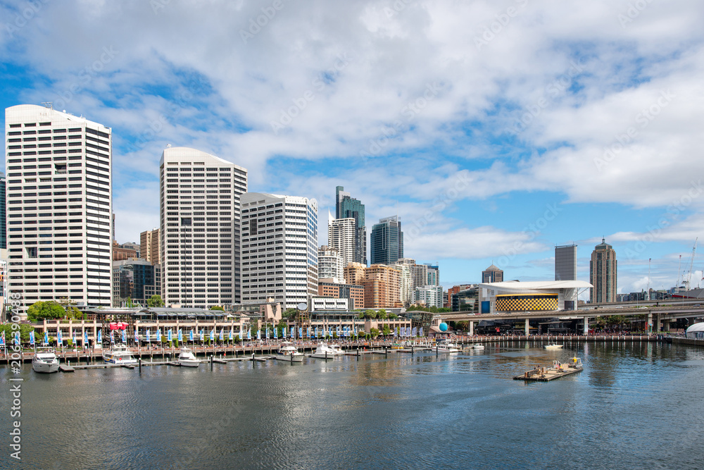 Obraz premium Darling Harbour entertainment destination Sydney
